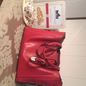 Large red Tote bag